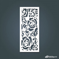 Panou decorativ traforat COD PRODUS: PD-22-22 TRANDAFIR