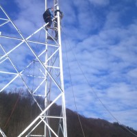 Montare si intretinere antene GSM cu alpinisti