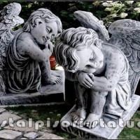 Set ingerasi adormiti, gri patinat, model S76.