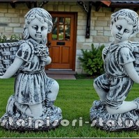 Set copii cu cosulete, gri patinat, model S91.