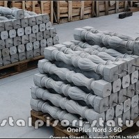 Stalpisori, balustri, popici, mosoare, din beton, model B5.