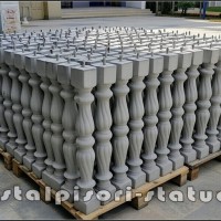 Stalpisori, balustri, popici, mosoare, din beton, model B4.