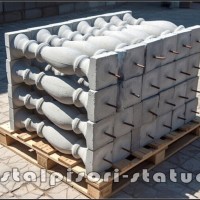 Stalpisori, balustri, popici, mosoare, din beton, model B1.
