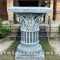 Soclu, stativ, gri patinat, model S6.