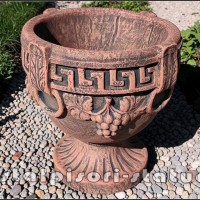 Vaza ornament versace, terracotta patinat, model V8.