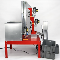 Linie procesare nuci si alune -spargator si separator miez coaja- -20-50 Kg ora