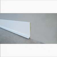 Plinta alba din aluminiu pentru perete BA600AM11