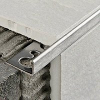 Profil inox periat elegant pentru trepte Proterminal PTACS