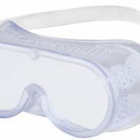 Ochelari protectie EN 166 cu aerisire directa prindere elastic.Ochelari PVC transparenti.Anti aburire