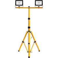 Trepied led cu proiector led cu acumulator.Stativ proiector led cu acumulator.Reflector led acumulator 30W + suport