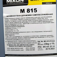 Spuma activa Mixon M-815-66kg importator direct.Spuma self speciala Ultra concentrata fara Soda caustica