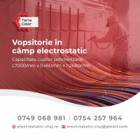 Vopsitorie cu pulbere in camp electrostatic polimerizare vopsire electrostatica