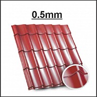 Tigla metalica BILKA CLASIC 0.5 mm Lucios