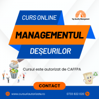 Curs online Managementul Deseurilor