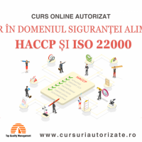 Curs online Manager in domeniul sigurantei alimentare HACCP si ISO 22000