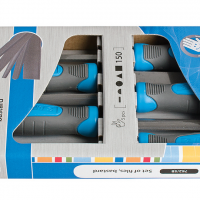 Set pile bastard 150 mm / 5 piese - Unior ( cod: 619467 )
