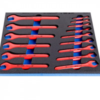 Set de chei fixe simple izolate la 1000 V in modul SOS, DIM 6 - 24 / 15 piese - Unior ( 621782 )