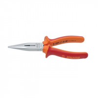 Cleste cu varfuri semirotunde si tais lateral izolat la 1000 V, L 200 mm - Unior ( 610437 )