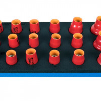 Set de capete chei tubulare izolate la 1000 V in modul SOS, DIM 8 - 32 / 18 piese - Unior ( 621790 )