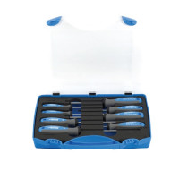 607PB8TBI Set surubelnite combinate, maner trimaterial TBI, cromate / 8 piese – Unior ( 621445 )