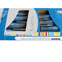 621CS7TBI Set surubelnite TORX, maner trimaterial TBI, cromate / 7 piese – Unior ( 612300 )