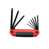 Set 9 chei locas hexagonal cu cap sferic, tip briceag - Eklind ( 25919 )