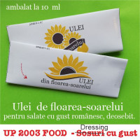 Ulei de floarea-soarelui ambalat la 10 ml