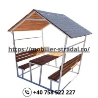 Foisor din lemn si teava #F203