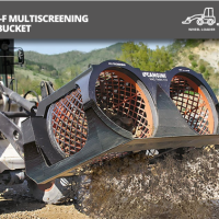 Cupa frontala cu tamburi dubli pentru cernerea materialelor