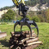 Graifer profesional pentru lemn