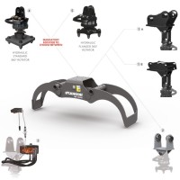 Graifer profesional pentru lemn cu rotatie hidraulica