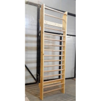 Spalier Gimnastica Standard, 260x85 CM, M1600L, LACUIT NATUR, 16 BARE