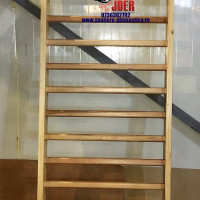 Spalier Gimnastica Standard, 260x85 cm, M2600L, LACUIT NATUR, 16 BARE