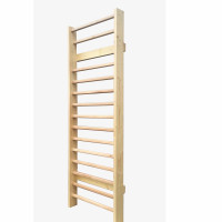 Spalier Gimnastica Standard, 230x80 CM, M130L, LACUIT NATUR, 14 BARE