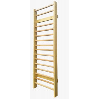 Spalier Gimnastica Standard, 245x85 CM, M1450L, LACUIT NATUR, 15 BARE