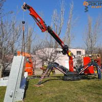 Macara pe senila tip Spider Kegiom 510-E4 - Capacitate de ridicare 2850 kg