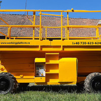 Nacela foarfeca diesel Haulotte HA 15 SX de inchiriat