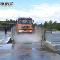 Utilaj de spalare pentru santiere de constructii
