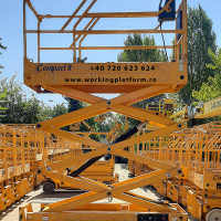 Nacela foarfeca electrica Haulotte Compact 8 de inchiriat