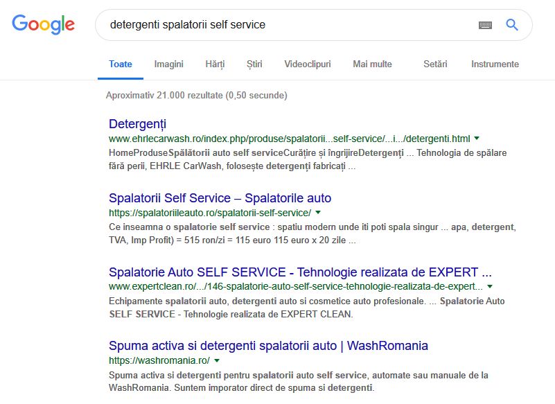 detergenti spalatorii self service