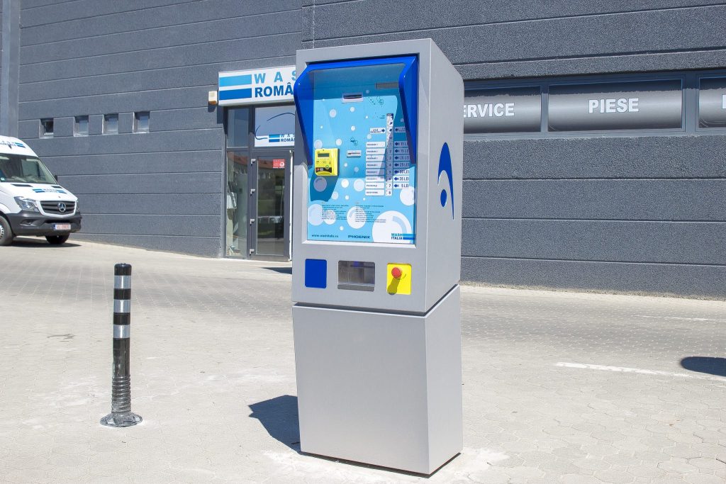 automat plata cash card fidelitate card spalatorie