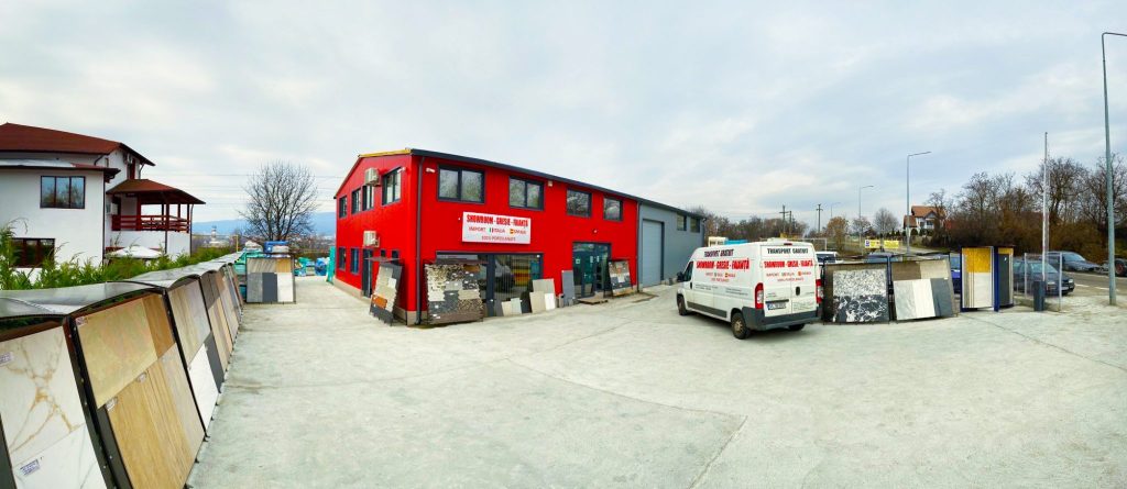 showroom gresie faianta valcea panorama transport