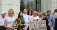 miting pentru sustinerea jandarmeriei
