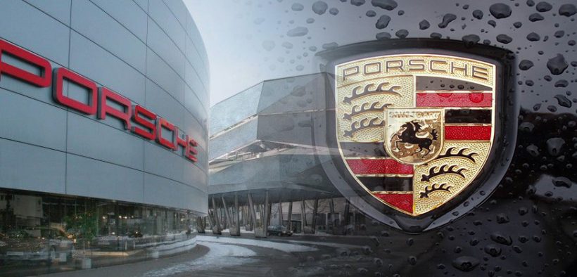 Porsche fabrica si logo