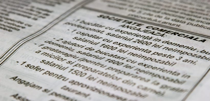 anunturi angajari mica publicitate