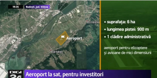 aeroport comuna Budesti