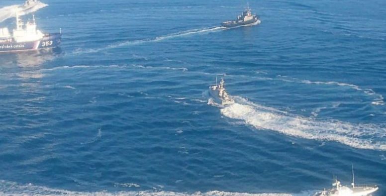 interceptie nave ucrainene de catre navele rusesti