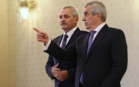 Calin Popescu Tariceanu cu Liviu Dragnea