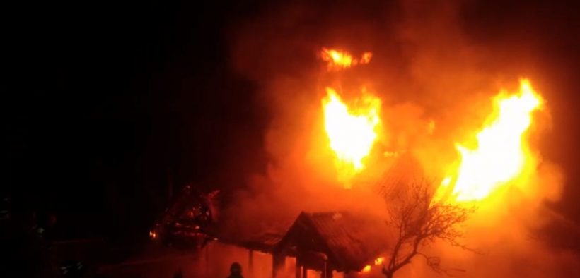 incendiu cabana Bran