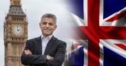 Sadiq Khan UK Flag